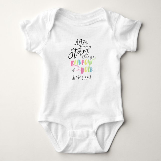After Every Storm There Is A Rainbow Bodysuit (Front)