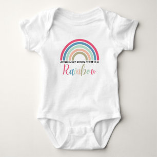 After Every Storm, There is a Rainbow Cute Rainbow Baby Bodysuit