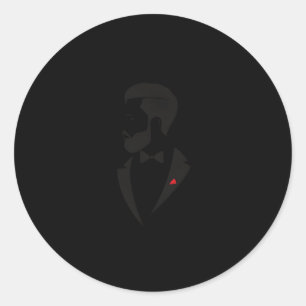 After He Surgery Real Gents Have Stents Recovery Classic Round Sticker