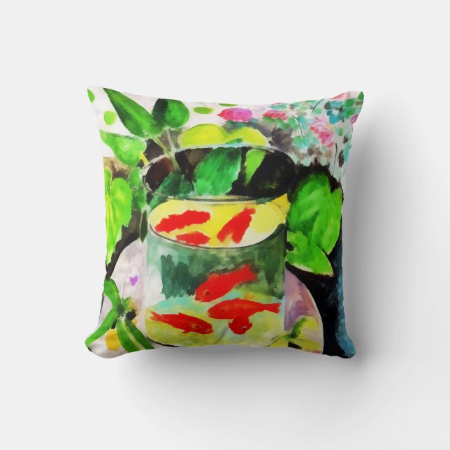 after Henri Matisse, The Goldfish, digital drawing Cushion (Front)