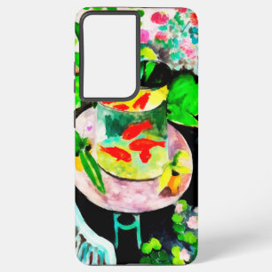 after Henri Matisse, The Goldfish, digital drawing Samsung Galaxy Case