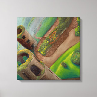 After Kissing the Blarney Stone Canvas Print