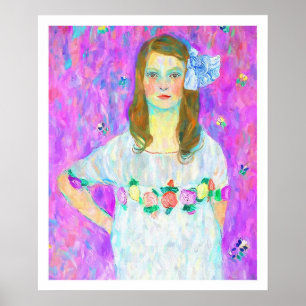 After Klimt - Portrait of Mada Poster