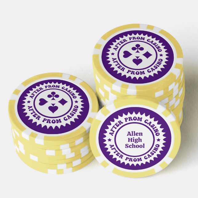 After Prom Custom Poker Chips (Stack)