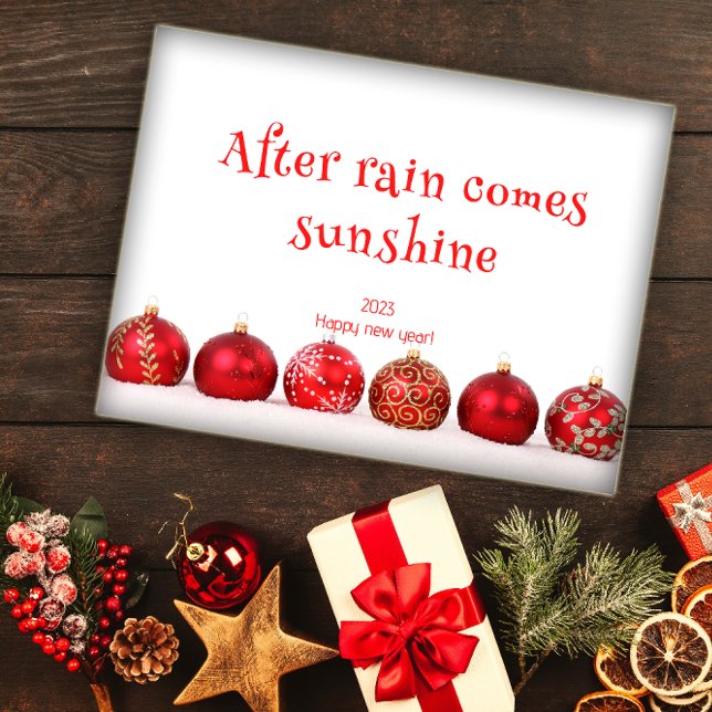 After rain comes sunshine happy new year poster (Creator Uploaded)