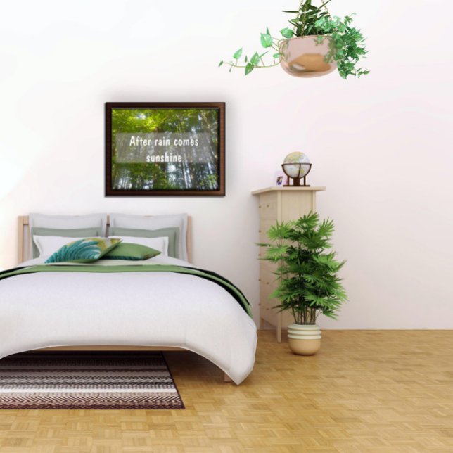 After rain comes sunshine Inspirational poster (Creator Uploaded)