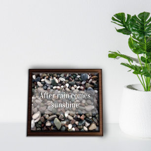 After rain comes sunshine motivational poster