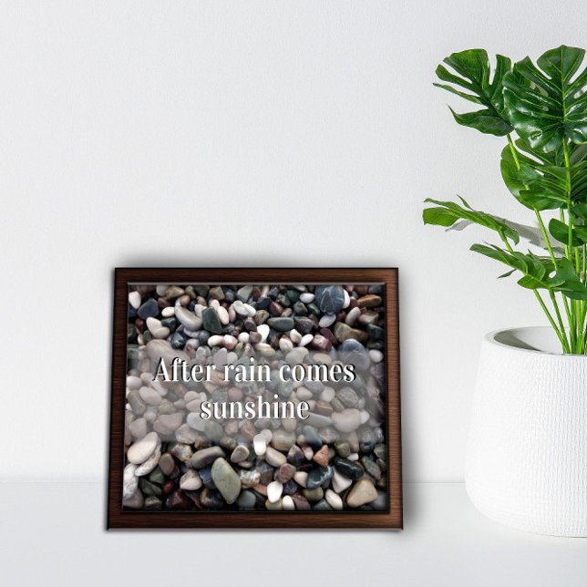 After rain comes sunshine motivational  poster  (Creator Uploaded)