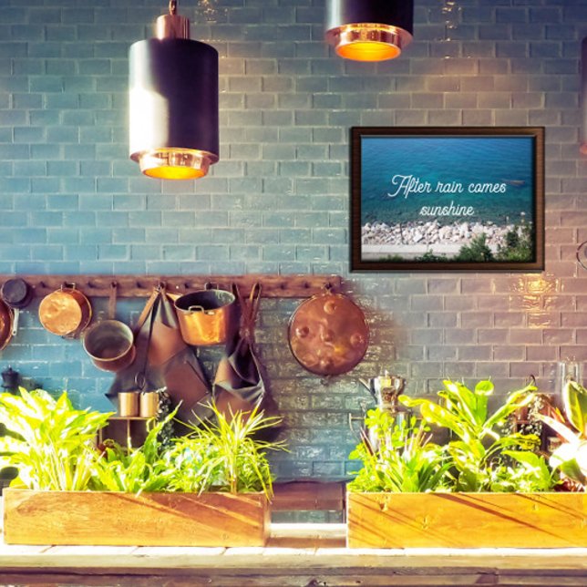 After rain comes sunshine proverb poster (Creator Uploaded)