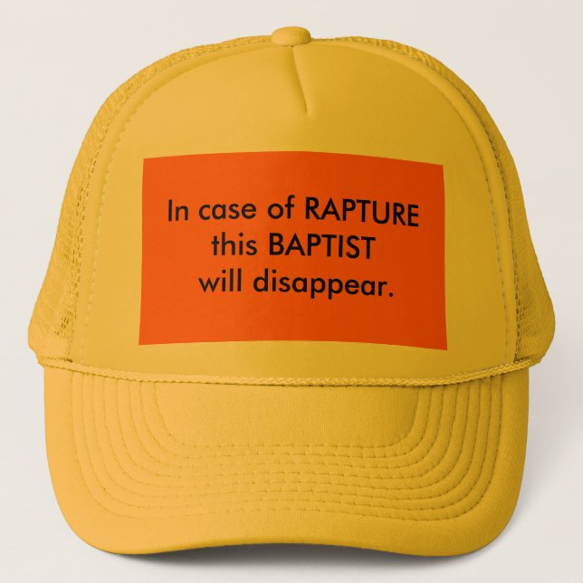 After Rapture Baptist Hat (Front)