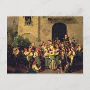 After School, 1844 Postcard