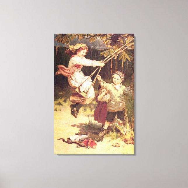 After School Canvas Print (Front)