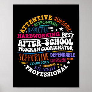 After School Program Coordinator Week Back To Scho Poster