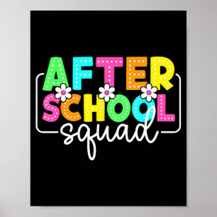 After school squad back to school teachers poster