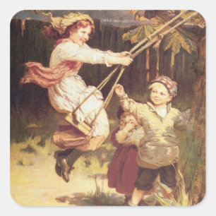 After School Square Sticker