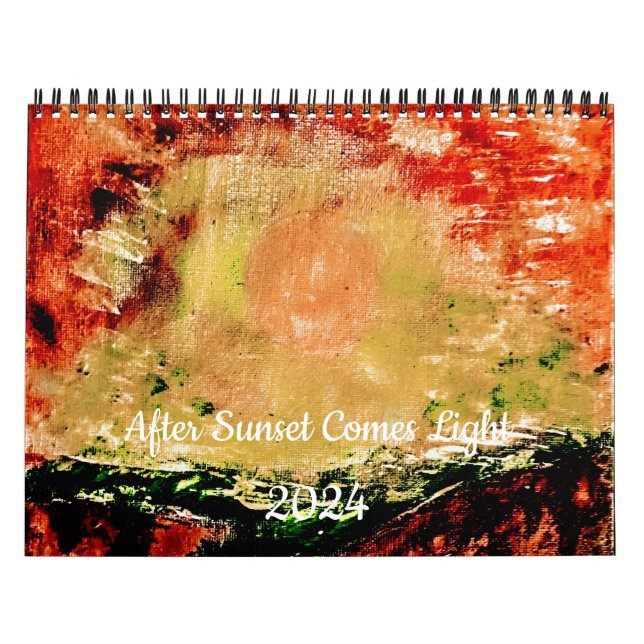 After Sunset Light Rise Calendar (Cover)