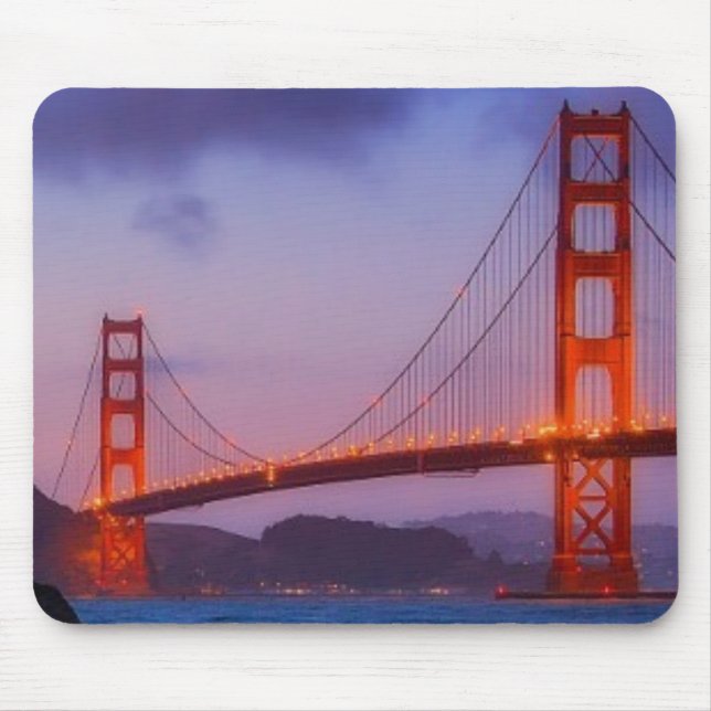 After sunset out at Baker Beach Mouse Mat (Front)