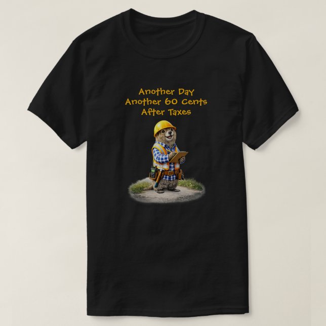 "After Taxes" T-Shirt (Design Front)