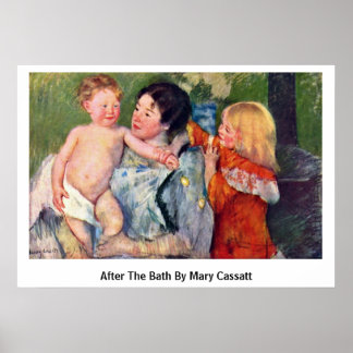 After The Bath By Mary Cassatt Poster