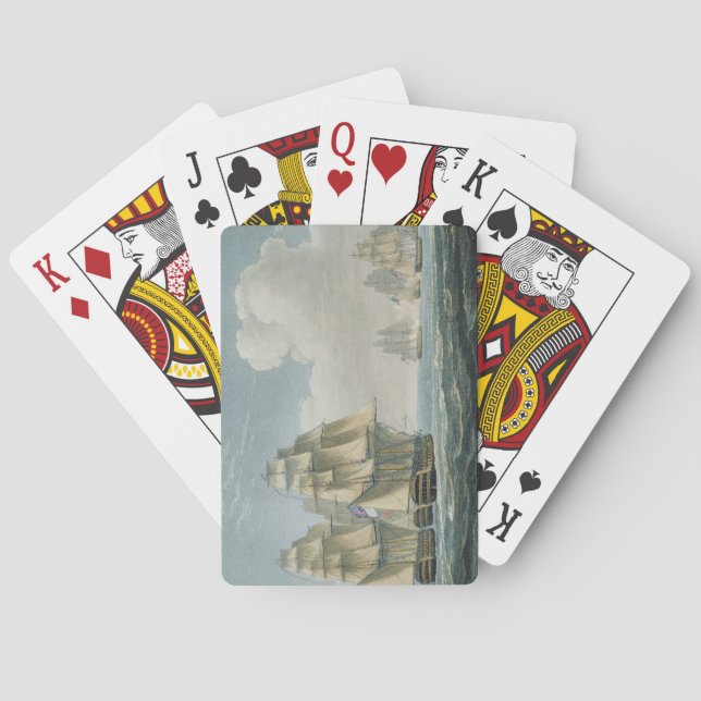 After the Battle of Trafalgar, October 21st, 1805, Playing Cards (Back)