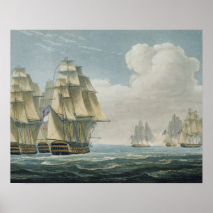 After the Battle of Trafalgar, October 21st, 1805, Poster