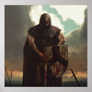 After the battle - warrior poster