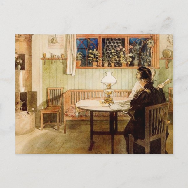 After the Children Have Gone to Bed Postcard (Front)