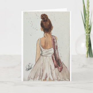 After the Dance Watercolor Card