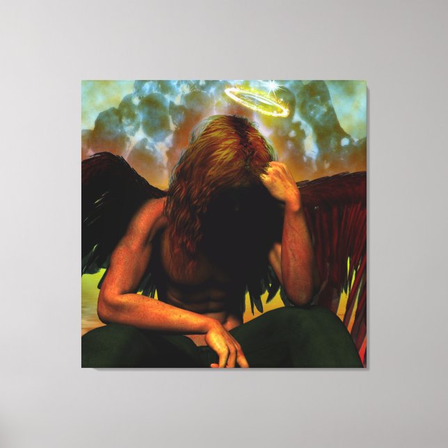 After The Fall Fantasy Gothic Art Canvas Print (Front)