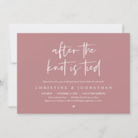 After the knot tied, Elopement Post wedding Brunch