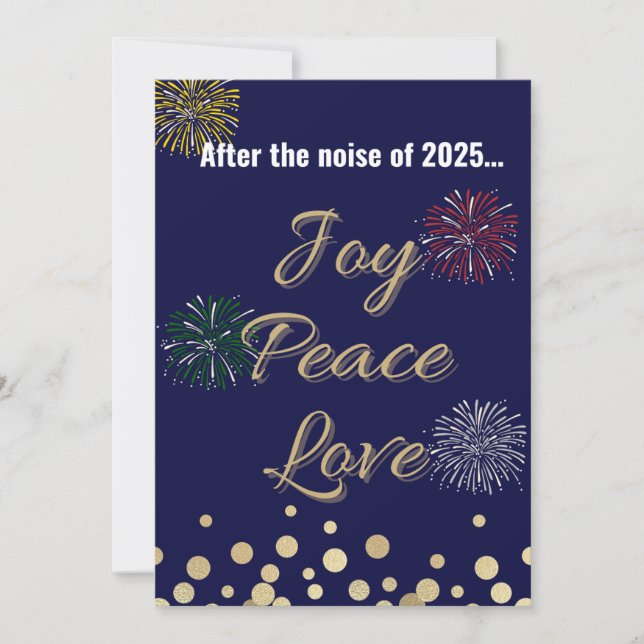 After the Noise of 2025 Christmas |  Holiday Card (Front)
