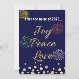 After the Noise of 2025 Photo Christmas    Holiday Card