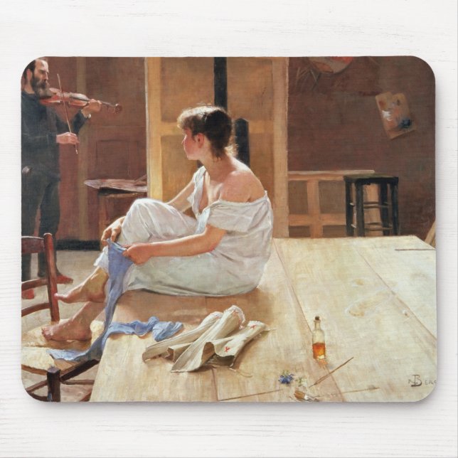 After the Pose, 1884 Mouse Mat (Front)