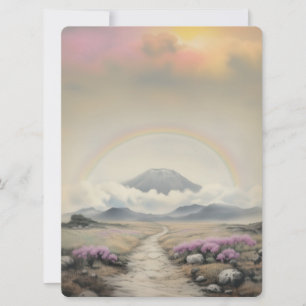 After the Rain (Japanese Watercolor Landscape Art)