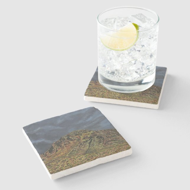 After the Rain Stone Coaster (Side)