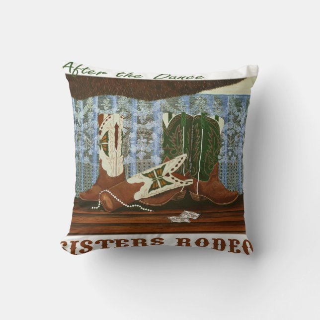After the Rodeo Dance Cushion (Front)