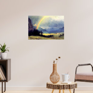 After the Shower, painting by Albert Bierstadt Poster
