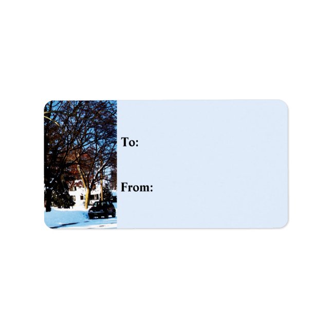 After the Snowstorm Label (Front)