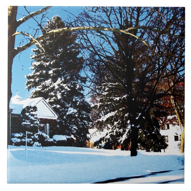 After the Snowstorm Tile (Front)