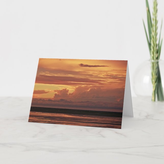 After the Storm 7 x 5 Folded Greeting Card - blank (Front)