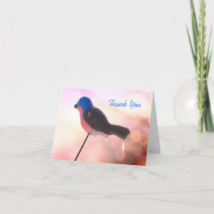 After The Storm Winter Customisable Thank You Card