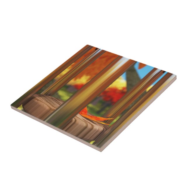 After the Wind Decorative Tile (Side)