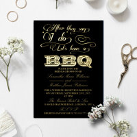 After They Say I Do, Lets Have A BBQ! Wedding Real