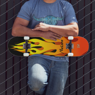 Afterburn Flames Dd Brand Skateboard