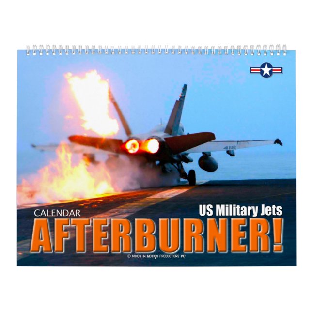 AFTERBURNER! – US Military Jets Calendar (Cover)