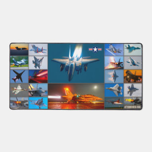 AFTERBURNERS USA! “MONTAGE” DESK MAT