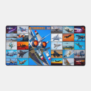 AFTERBURNERS USA! “MONTAGE” DESK MAT