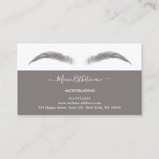 Aftercare Instructions Eyebrow Ros Microblade Logo Business Card