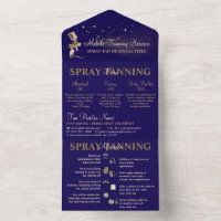 Aftercare Instructions Spray Tan Flyer navy