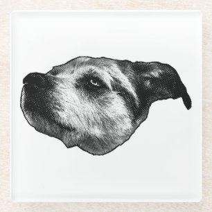 Afterglow Dot Sip — Terrier Glass Coaster